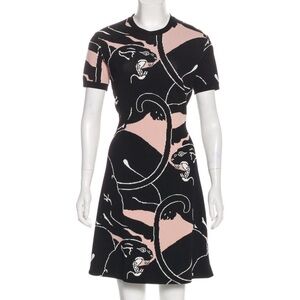 VALENTINO 2017 Panther 1967 Dress black Small